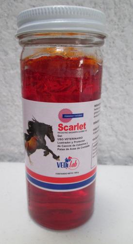 Scarlet Gel Lustrador Humecta Protege Cascos Caballos