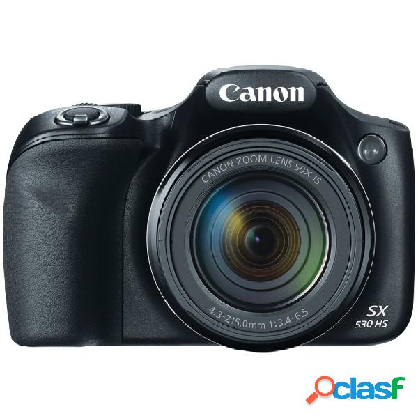 Canon PowerShot SX530 HS, 16MP, Zoom óptico 50x, Negro