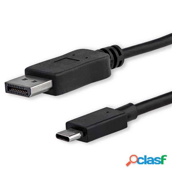 StarTech.com Cable Adaptador USB C - DisplayPort, 1 Metro,
