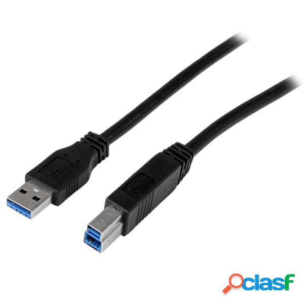 StarTech.com Cable USB 3.0 A Macho - USB B Macho, 2 Metros,