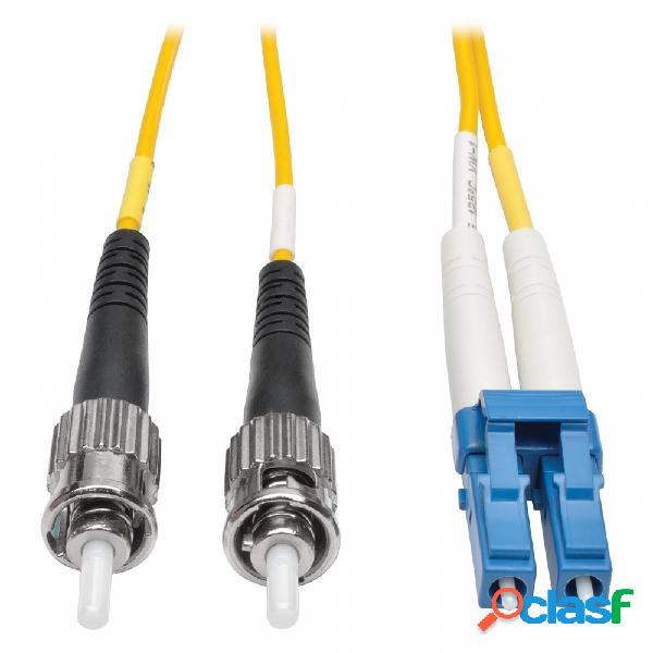 Tripp Lite Cable Fibra Óptica Duplex LC Macho - ST Macho, 3