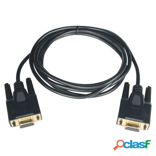 Tripp Lite Cable Serial de Modem Nulo Puerto Serial, DB9