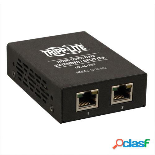 Tripp Lite Divisor Extensor HDMI sobre Cat5/Cat6, 2 Puertos