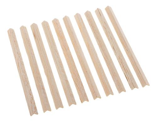 10 Piezas L Balsa Wood Shapes Diy Modelado Artesanía Kit De