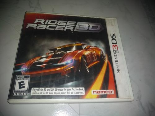 Nintendo 3ds Xl Video Juego Ridge Racer 3d Usado Sin Manual