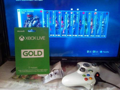 Xbox 360 (hdd250gb) + Perfil Con Xbox Live Gold Aun Vigente.