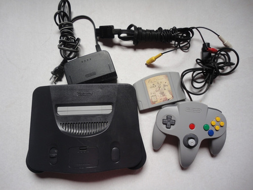 Nintendo 64 Control Gris 1 Juego