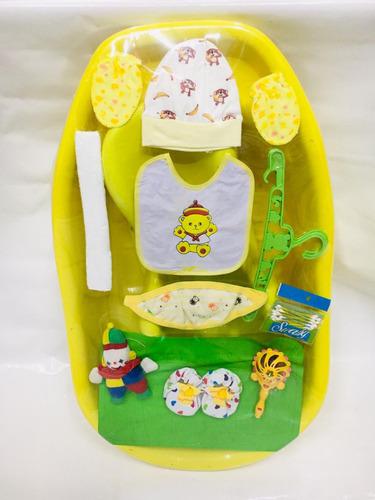 Bañera C/accesorios Para Bebe Amarilla Envio Gratis