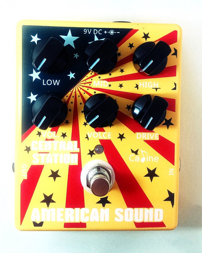 Caline American Sound Cp-55 Pedal Efecto Guitarra Bajo