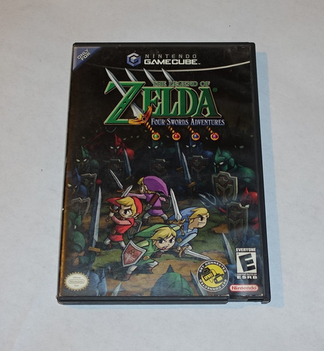 Zelda Four Swords Adventures Completo Nintendo Gamecube Wii