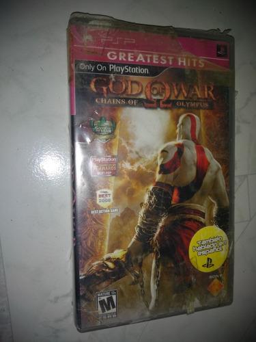 Psp Playstation Portable God Of War Chains Of Olympus Nuevo