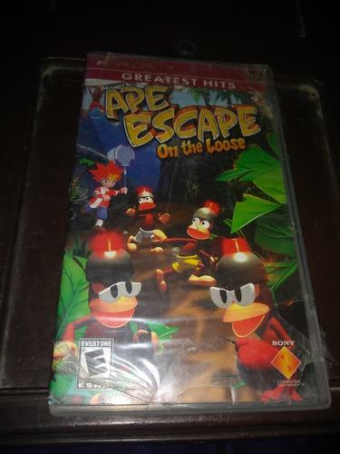 Psp Playstation Portable Video Juego Ape Escape On The Loose