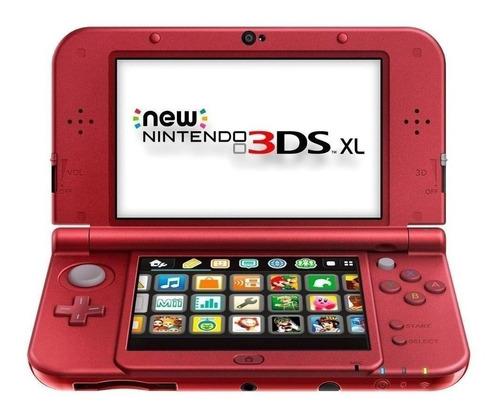 New Nintendo 3ds Xl Roja Usada Más De 30 Juegos 32gb