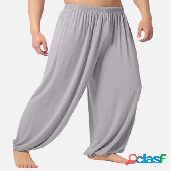 Pantalones deportivos amplios ligeros de yoga para hombres