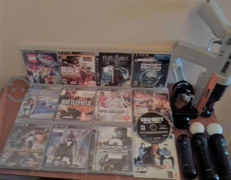 Lote de juegos y accesorios para PS3