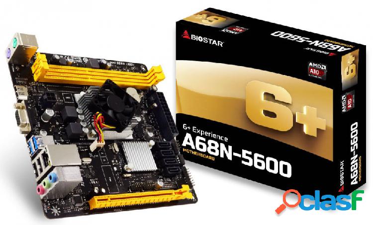 Tarjeta Madre Biostar Mini-ITX A68N-5600, AMD A68H, HDMI,