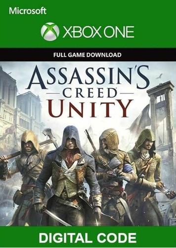 Assassins Creed Unity -xbox One- Codigo- Juego Completo