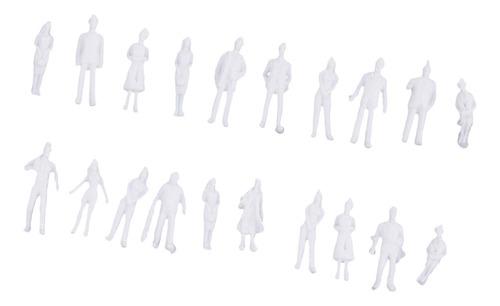 20 Pcs Miniatura Mini Juguete Figura Figurita De Persona Sin