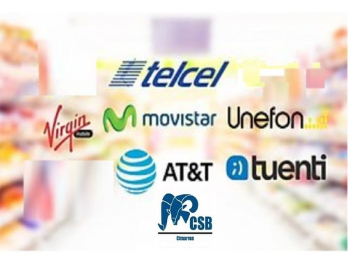 Recarga Electrónica Movistar, Telcel At&t Virgy Televía