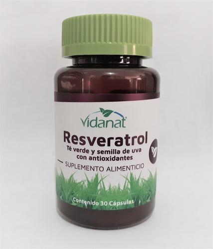 Resveratrol, Te Verde Y Semilla De Uva Con Antioxidantes