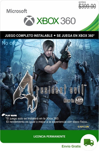 Resident Evil 4 Xbox 360 -- Envío Gratis -- Re4