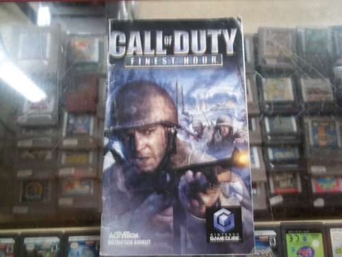 Call Of Duty Finest Hour Gamecube Solo Manual O Instructivo