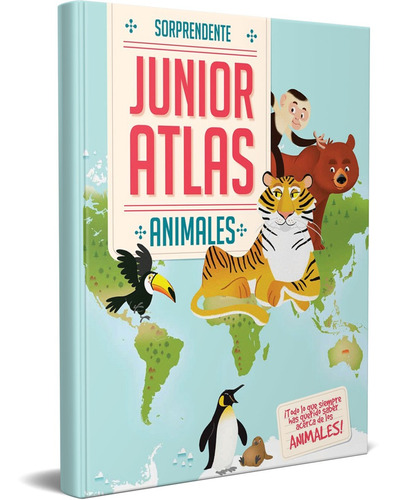 Libro Para Niños Sorprendente Junior Atlas Animales