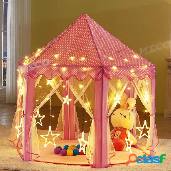 12 Star Lights Princess Castle Play House al aire libre