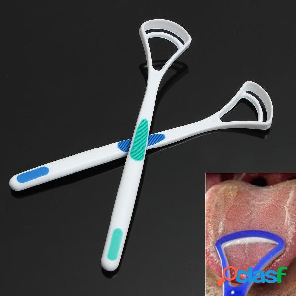 2 piezas oral Dental cuidado limpiador de lengua Cepillo