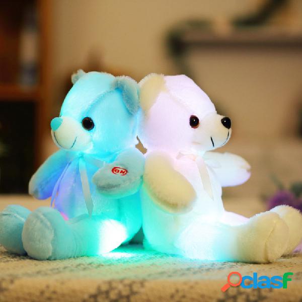 32cm Pequeños juguetes de luz LED felpa parpadeante Juguete