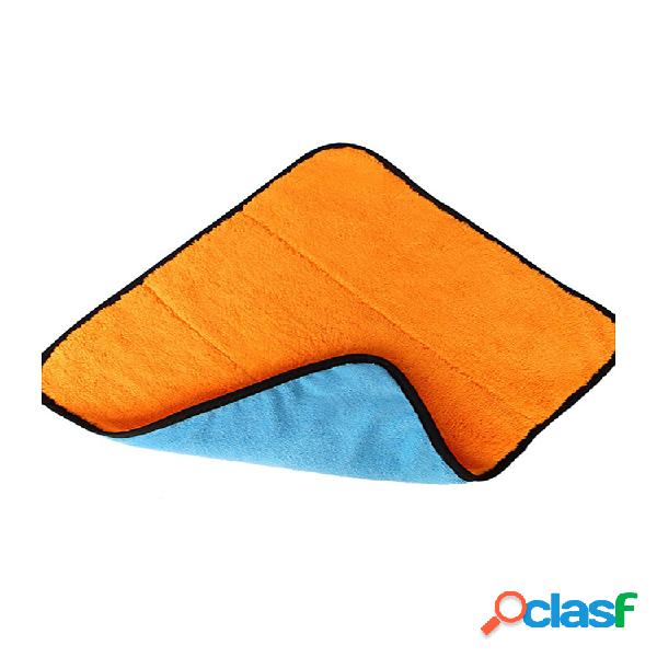 38x45cm Espesar Coral Velvet Toalla Fregado Coche Paño