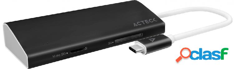 Acteck Docking Station C700 USB-C, 2x USB 3.0, 1x HDMI/1x