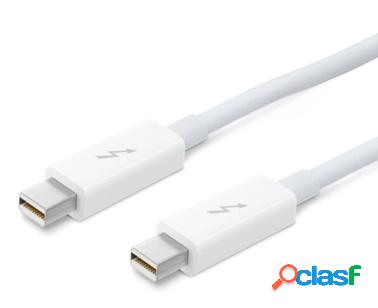Apple Cable Thunderbolt Macho - Macho, 50cm, Blanco