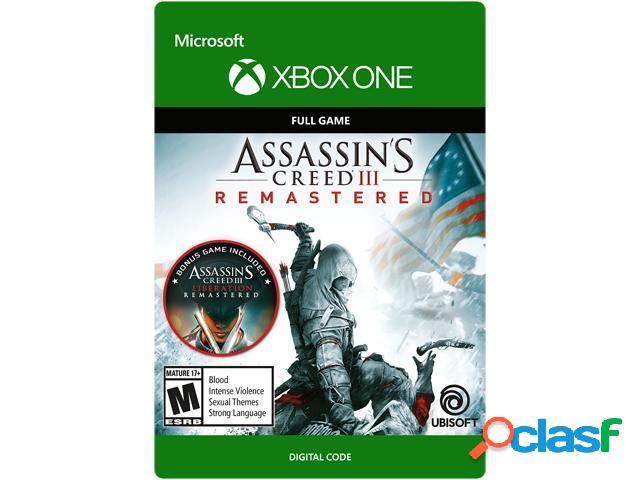 Assassin's Creed III: Remastered, Xbox One - Producto