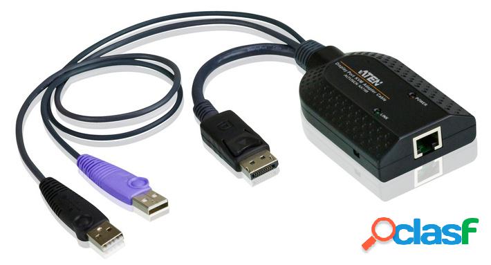 Aten Cable KVM KA7169, RJ-45 Hembra - DisplayPort/2x USB