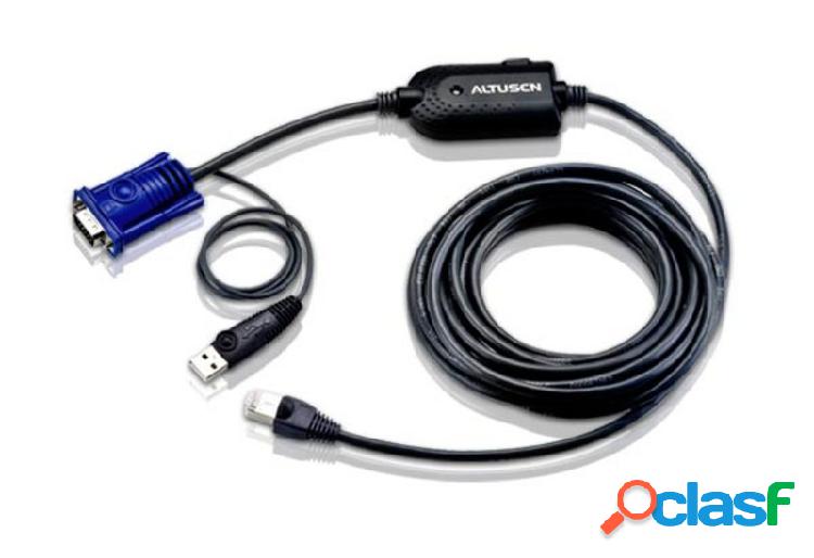 Aten Cable KVM KA7970, VGA/USB Macho - RJ-45 Macho, 5