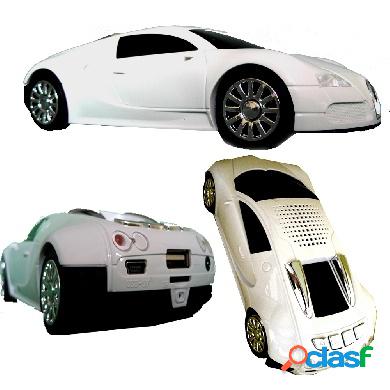 BRobotix Bugatti SC-885, MP3/MP4, microSD, USB 2.0, Blanco