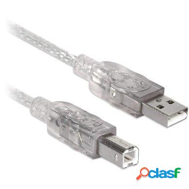 BRobotix Cable USB A Macho - USB B Macho, 5 Metros,