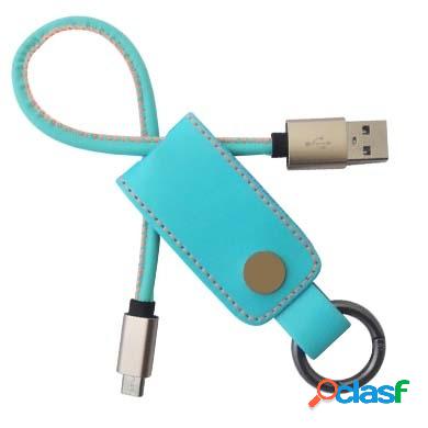 BRobotix Cable USB Macho - Micro-USB B Macho, 25cm, Azul