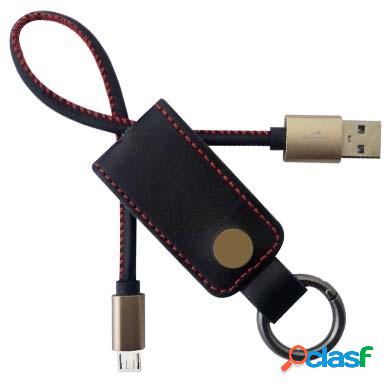 BRobotix Cable USB Macho - Micro-USB B Macho, 25cm, Negro
