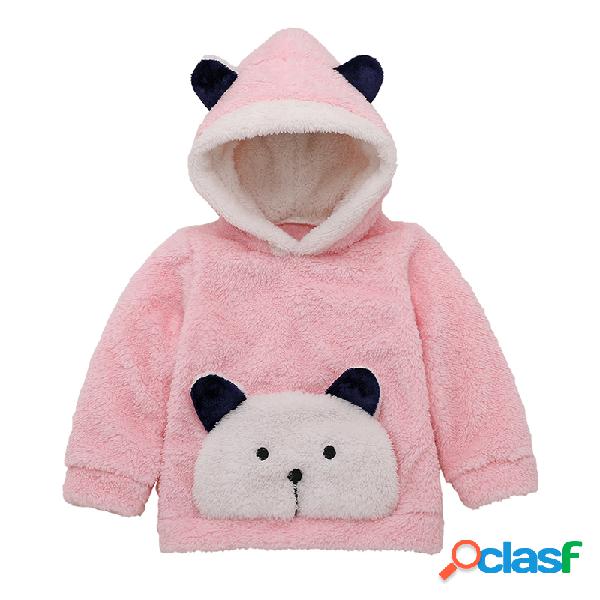 Bebé lindo Panda suéter casual de invierno de cachemira de