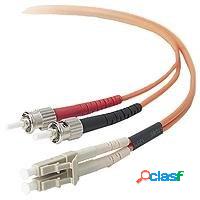 Belkin Cable Fibra Óptica Dúplex OM2 2x LC/PC Macho - 2x