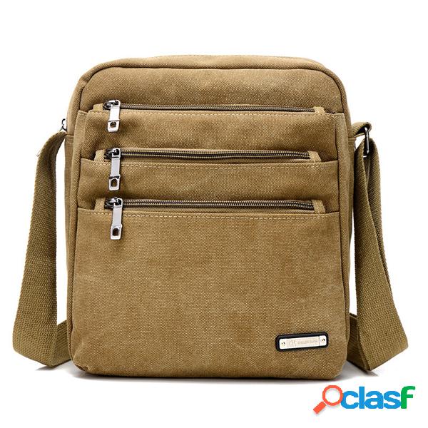 Bolsos de Crossbody de la lona de los hombres al aire libre