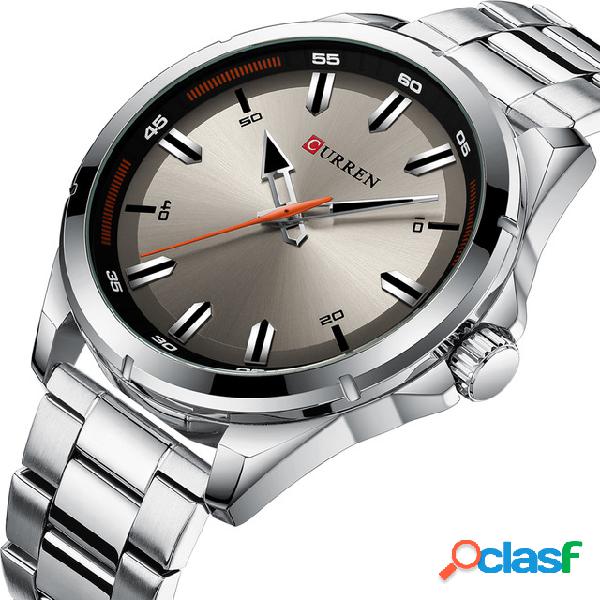 CURREN 8320 Business Style Men Reloj de pulsera de acero