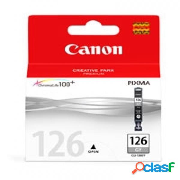 Cartucho Canon CLI-126 Gris, 210 Páginas