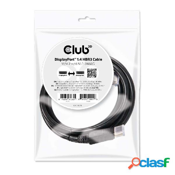 Club 3D Cable Displayport Macho - Displayport Macho, 2