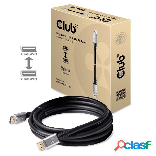 Club3D Cable DisplayPort Macho - DisplayPort Macho, 4