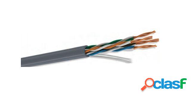Condumex Bobina de Cable de Red Cat5e UTP, 305 Metros, Gris