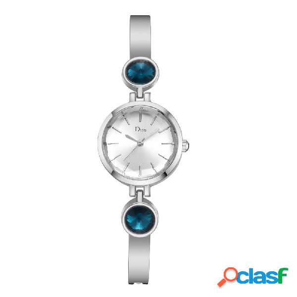 DS159 Elegante Mujer Pulsera Reloj Diamante Brillante