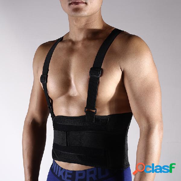 Deporte respirable cintura ajustable cinturón trasero